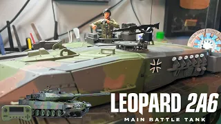 Build the 1:16 Scale Leopard 2A6 Main Battle Tank - Pack 11 - Stages 85-92