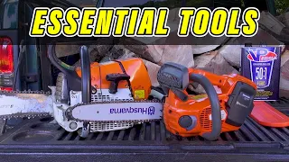 ESSENTIAL FIREWOOD CUTTING TOOLS AND EQUIPMENT