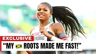 OMG! Gabby Thomas Explains That Her Jamaican Roots Are Why She Runs So Fast! + Injury
