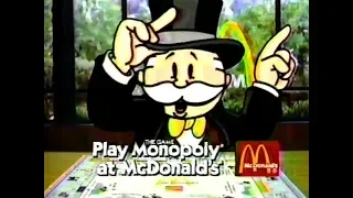 McDonald's 1st Monopoly Game Commercial (1987)