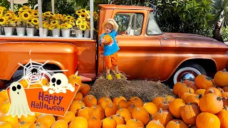 Cuento infantil sobre cómo prepararse para Halloween con Chris y mamá