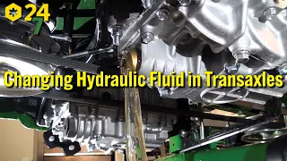 How to Change Hydraulic Fluid in Transaxles on a John Deere Z9 Mower