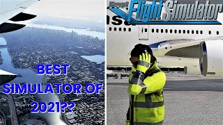 Best 2021 Flight Simulator??? | Realistic Flight To New York City In Flight Simulator 2020