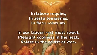 Veni Sancte Spiritus - Pentecost Sequence Sung in Latin Gregorian Chant