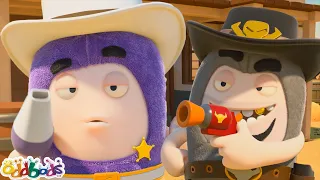 It's High Noon At Oddsville | Oddbods - Food Adventures | Cartoons for Kids