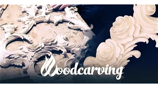 Woodcarving Rococo Ornament ►► Урок Резьба по дереву Стиль Рококо