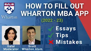 How to Fill Out Wharton MBA Application Form | Last-Minute Admission Tips from Wharton alum