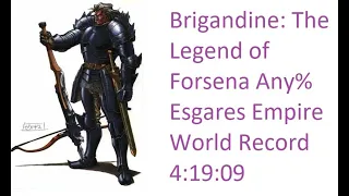 (WR) Brigandine: The Legend of Forsena Any% Esgares Empire speedrun in 4:19:09