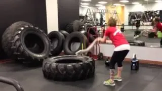 Reactive training tire slam