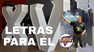 COMO HACER LETRAS 3D LED PIXEL para EVENTOS