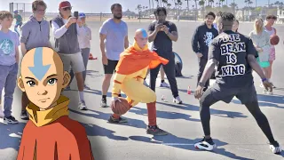 Avatar: The Last Airbender 1v1 BASKETBALL IRL (Aang)