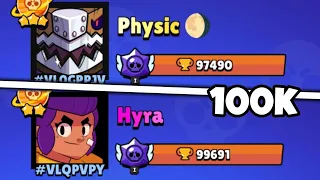 The BATTLE For The First 100k TROPHIES Between HYRA And PHYSIC Is NOT Fair...