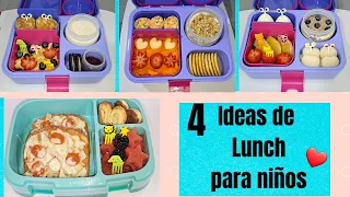 Ideas de LUNCH para niños, fáciles y rápidas. lunch para la escuela