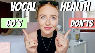 VOCAL HEALTH AND TECHNIQUE TIPS FOR SINGERS! TOP 5 DO'S AND DON'TS!  - Lucy Stewart-Adams