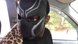 When your dad is the Black Panther