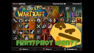 Classic WoW: Fury Prot Tanking Pre-BIS/Talents