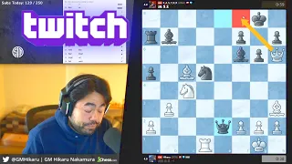 HIKARU NAKAMURA MISSES MATE IN 1 || LIVE ON TWITCH