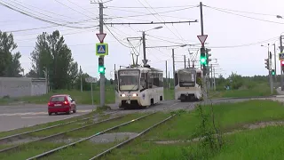 Трамвай КТМ-19 (71-619) в Ярославле (2017)