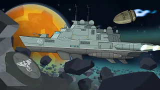 A new world. tanks in the cosmos! Cartoons about tanks