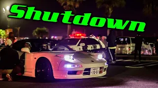 MASSIVE CAR MEET IN JAPAN | SHUTDOWN BY POLICE