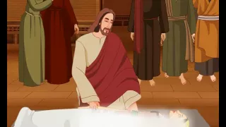 Bible stories for children - Jesus Raises Jairus' daughter from the Dead ( English Kids Cartoon )