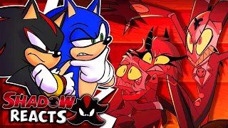 Sonic & Shadow Reacts To HELLUVA BOSS - Murder Family // S1: Episode 1!