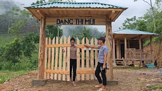 The process of completing the inner ring gate - building a farm | Dang Thi Mui