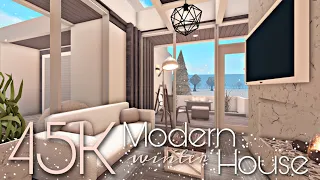 BLOXBURG: 45K MODERN WINTER HOUSE | NO-GAMEPASS