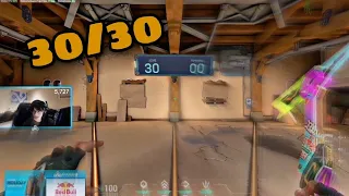 c9 Tenz Insane 30 one tap on rang bots | hard mode 😲