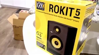 KRK Rokit 5 G4 Studio Monitors (Unboxing)