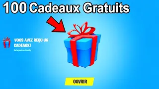 J'ai Offert 100 Cadeaux Fortnite GRATUITEMENT