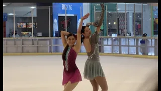 Figure Skaters SKYE Chua & ASHLEY Ortega, NAGPAKITANG-GILAS Sa FIGURE SKATING!