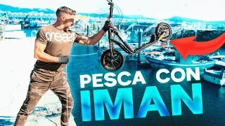 PESCA CON IMAN (Encontramos UN PATINETE 🤫) Pescando con SUPER IMÁN!!!