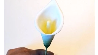 Cake decorating tutorial | How to make a gumpaste calla lily | Sugarella Sweets