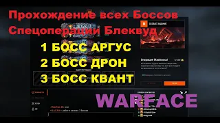 Прохождение всех Боссов Операции Блеквуд👉BLACKWOOD👉1 Аргус 2 Дрон👉3 КВАНТ (ТАКТИКА ПРОХОЖДЕНИЯ)