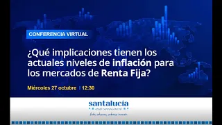 Conferencia virtual: Implicación de la inflación para los mercados de renta fija.