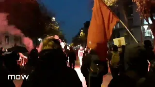 Протесты в Париже. Законопроект "О глобальной безопасности"