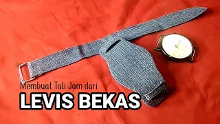 DIY - Making a Strap from a Used Levis #watch