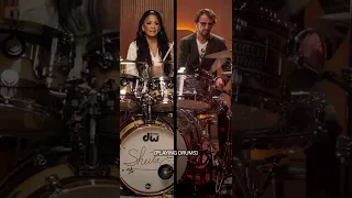 Learn the basic drum beat with Sheila E and Ringo Starr.