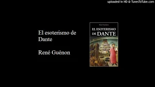 El esoterismo de Dante, René Guénon