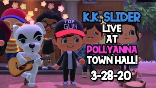 K.K. Slider LIVE! @Pollyanna Town Hall! (Animal Crossing New Horizons)