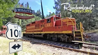 The Redwood Highway - Skunk Train & Willits California