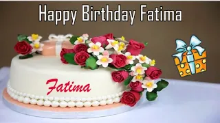 Happy Birthday Fatima Image Wishes✔