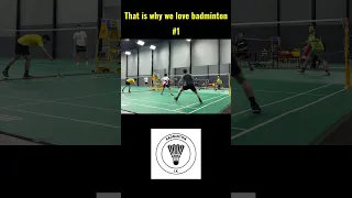 That is why we love badminton #1