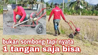 MESIN RUMPUT DORONG // DIY push lawn mower
