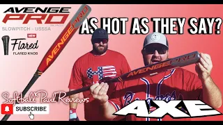 HOT! WOW! Review of NEW 2023 Axe Avenge Pro Flare Balance Softball Bat