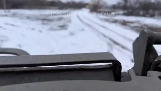 UKRAINE: Driving an ukrainian M113.