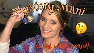 Mystery Mani // Sally Hanse Insta-Dri -Go For Gold & Pahlish - Cirque Terre