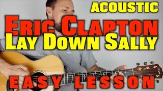 Eric Clapton Lay Down Sally Easy Lesson