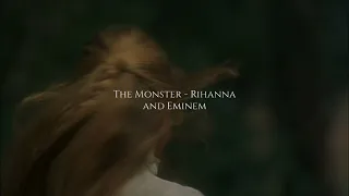 The Monster - Rihanna & Eminem (speed up + reverb)